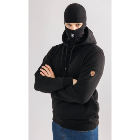 Full Face Hoodie “Storm” Black - PgWear