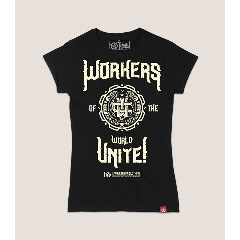 CAMISETA WORKERS UNITE! – ENTALLADA - Proletarian Clothing