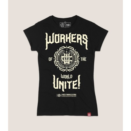 CAMISETA WORKERS UNITE! – ENTALLADA - Proletarian Clothing