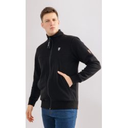 Sweatshirt “Collar” Black- PgWear