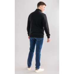 Sweatshirt “Collar” Black- PgWear