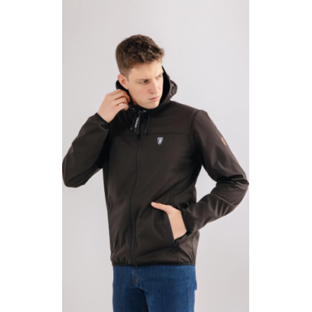 Full Face Softshell Jacket “Risk” Black- PgWear