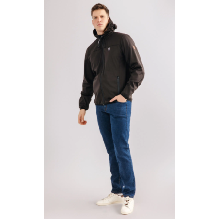 Full Face Softshell Jacket “Risk” Black- PgWear