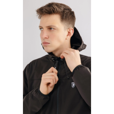 Full Face Softshell Jacket “Risk” Black- PgWear