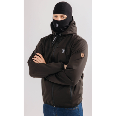 Full Face Softshell Jacket “Risk” Black- PgWear