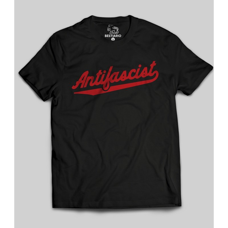 Camiseta Antifascist Negra - We Resist