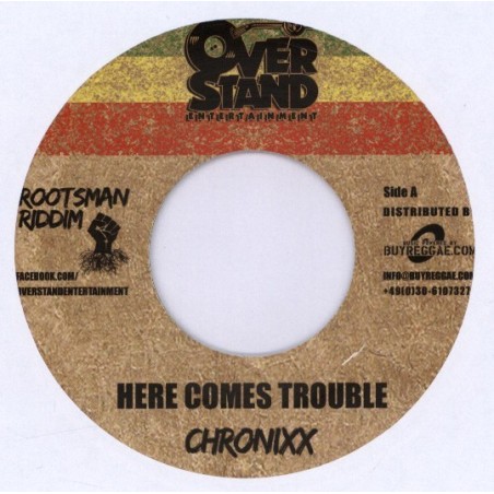 Here Comes Trouble - Chronixx (7"  Single)