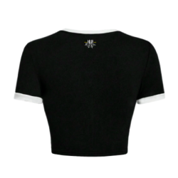 camiseta entallada crop golondrinas - HARD WAY