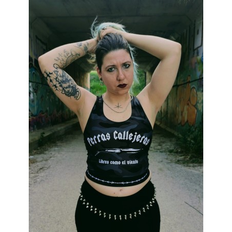 Top deportivo Perras Callejeras Fght Grrrl