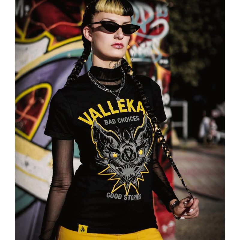 Camiseta Mujer Bad Choices Good Stories - AK WEAR