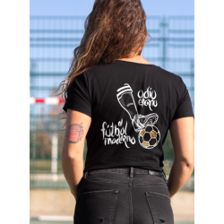 Camiseta odio eterno al fútbol moderno Entallada - BARRIOKA