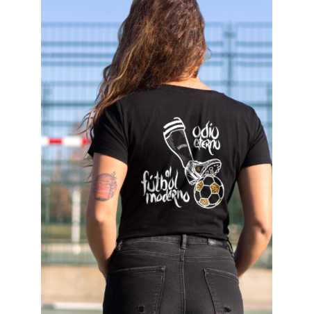 Camiseta odio eterno al fútbol moderno Entallada - BARRIOKA