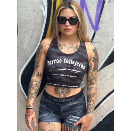 Top deportivo Perras Callejeras Fght Grrrl