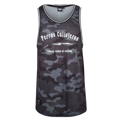 Camiseta tirantes Perros Callejeros Dark Camo