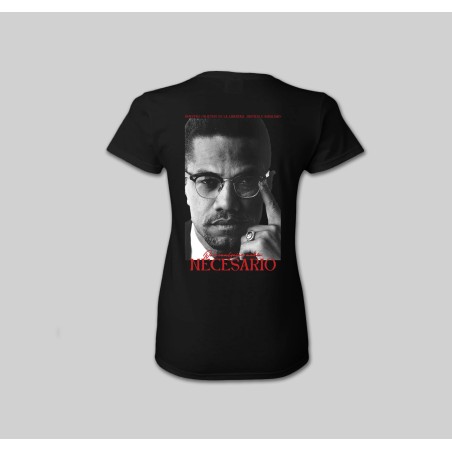 Camiseta Mujer Malcolm X  - WE RESIST