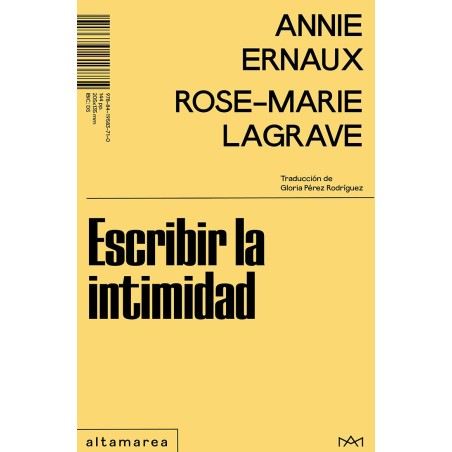 Escribir la intimidad - Altamarea