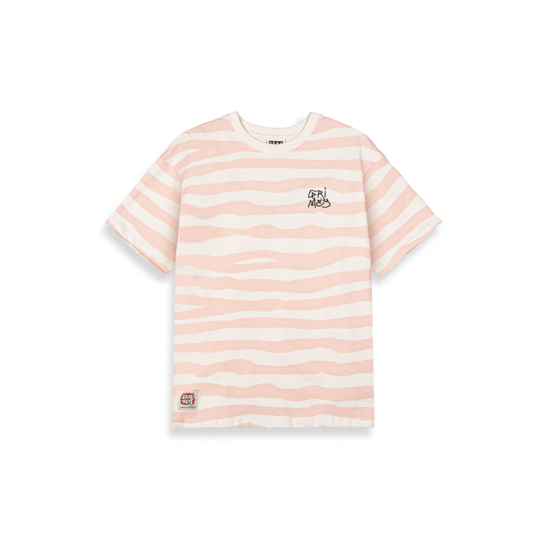 Camiseta The Shelter All Over Print Pink - Grimey Wear