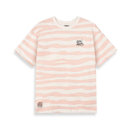 Camiseta The Shelter All Over Print Pink - Grimey Wear