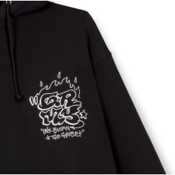 Sudadera capucha The Shelter Boxy Black - Grimey Wear