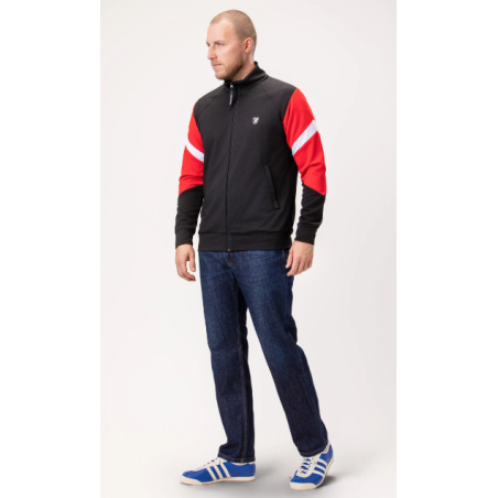 Track Top “Messina” Black Red/White - PgWear