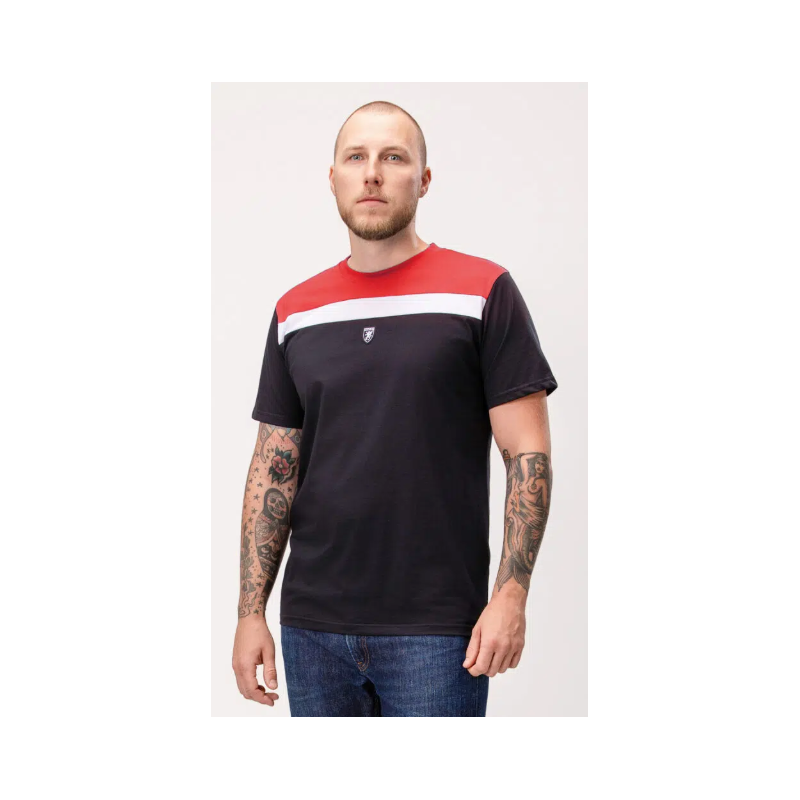 T-shirt “Quintessence” Black Red/Black - PgWear