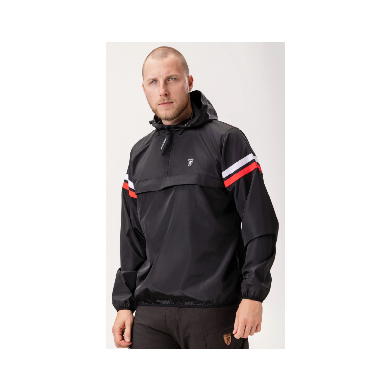 Jacket “Expedition” Black White/Red - PgWear