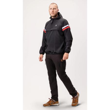 Jacket “Expedition” Black White/Red - PgWear