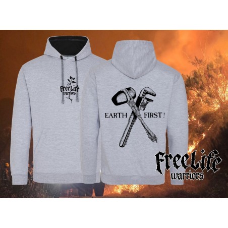 Hoodie earth First - FREELIFE