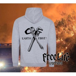 Hoodie earth First - FREELIFE