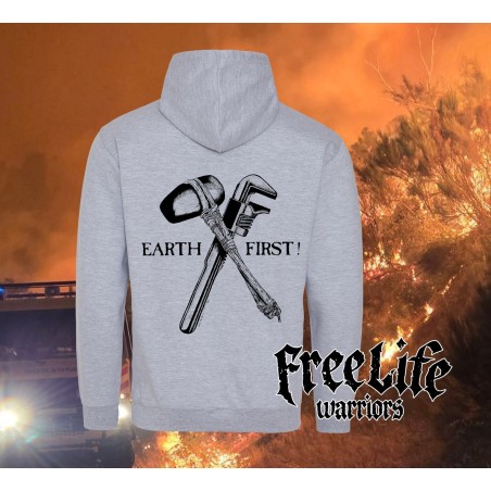 Hoodie earth First - FREELIFE