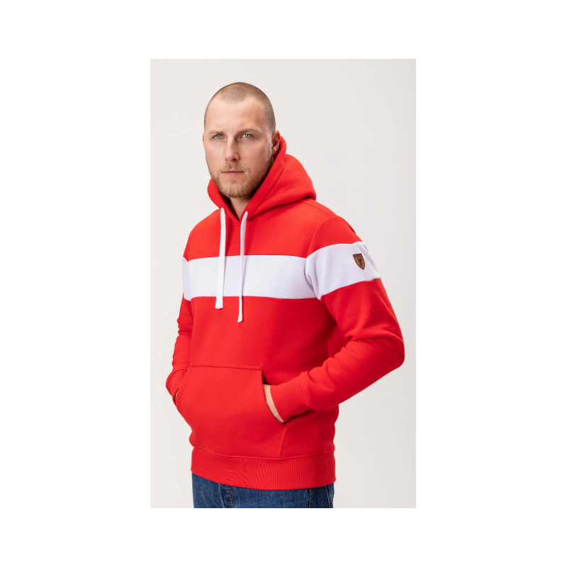 Sweatshirt “Trio” Red/White - PgWear