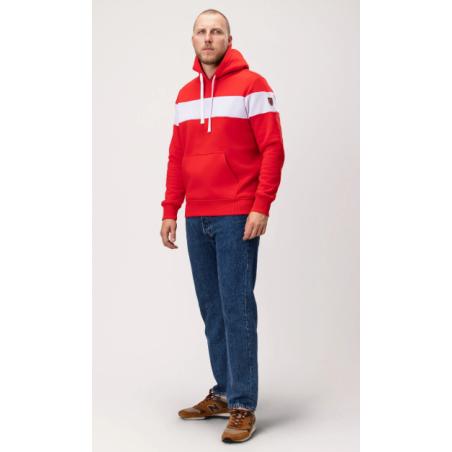 Sweatshirt “Trio” Red/White - PgWear