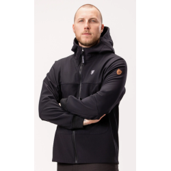 Full Face Softshell Jacket “Struggle” Black - PgWear