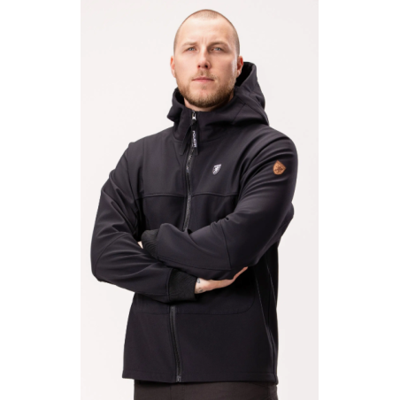 Full Face Softshell Jacket “Struggle” Black - PgWear