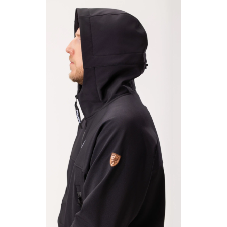Full Face Softshell Jacket “Struggle” Black - PgWear