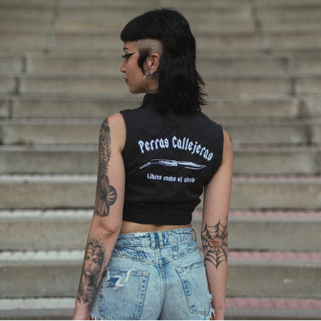 Chaleco CropTop Harrington - Perras Callejeras