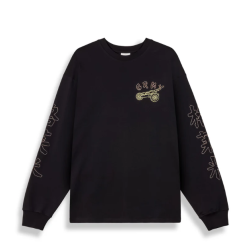 Camiseta De Manga Larga Sampans Black - Grimey Wear