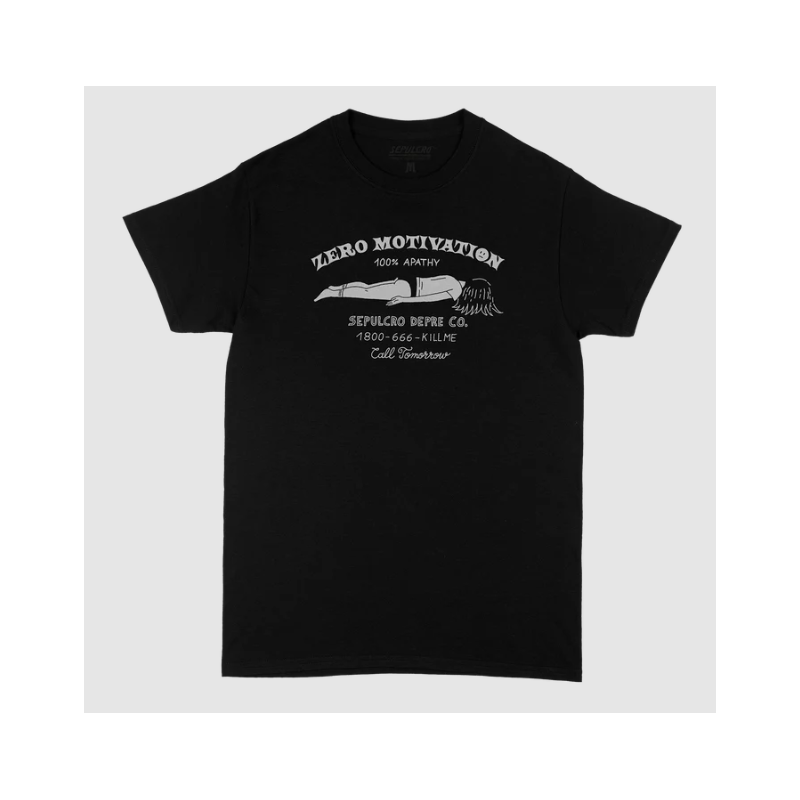 Camiseta Zero Motivation - Sepulcro