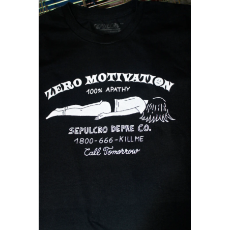 Camiseta Zero Motivation - Sepulcro