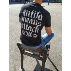 Camiseta Antifa Means Attack - ITS OUR TURN