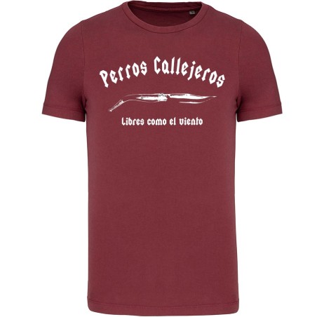 Camiseta Granate perros callejeros