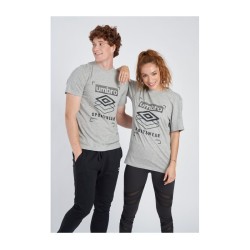 CAMISETA UMBRO STACKED FRAME GRAPHIC TEE GREY MARL