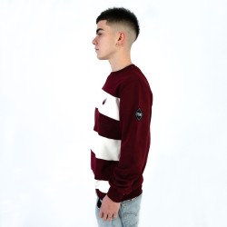 BURGUNDY LINE CREWNECK - STELARS