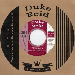 Tom Drunk - Hopeton Lewis, U Roy- 7" Vinilo