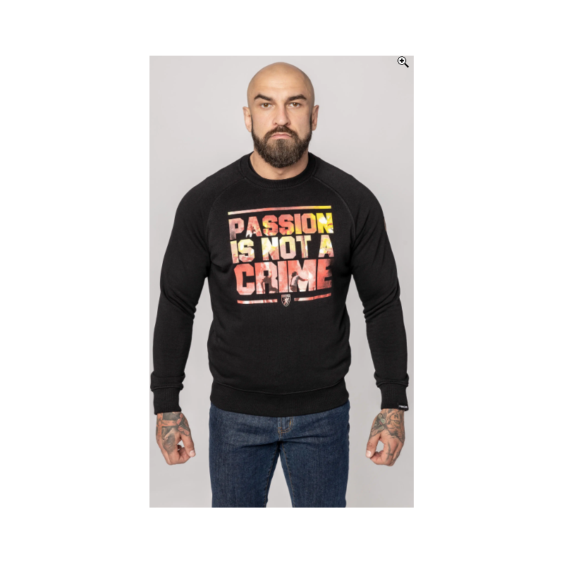 Sweatshirt “Passion is not a crime” Black - PgWear