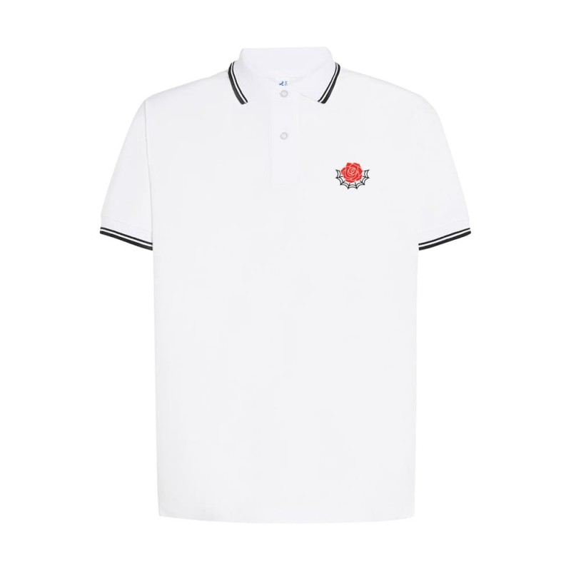 Polo Rosa Blanco - HARD WAY