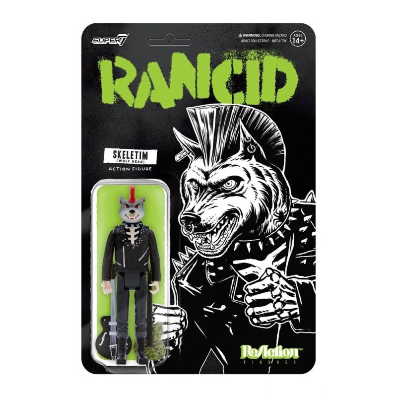 Rancid Figura ReAction Skeletim - Super7