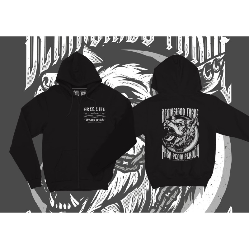 Sudadera Demasiado Tarde Para Pedir Perdon - FREELIFE