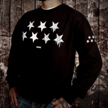 Sudadera Estrellas negra