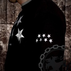 Sudadera Estrellas negra - SLUM WEAR